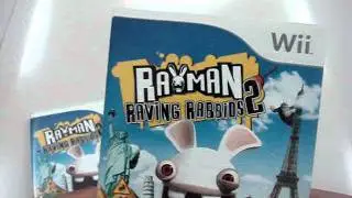 Rayman Raving Rabbids 2 Wii Game Unboxing