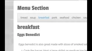 Any Restaurant Template - JavaScript Lesson 6 video & images carousels plus rich text HTML modules.