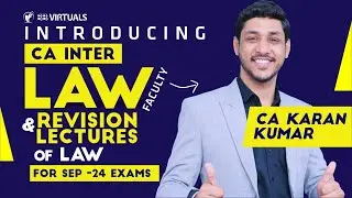 CA Inter Law Revisions for SEP 2024 Exams Part - 1
