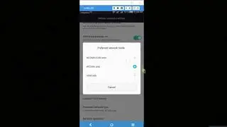 how to change preferred network type on Huawei