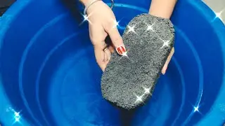 Asmr- Pure dusty charcoal ⬛ dry crumbling 😊 satisfying relaxing video 🤗🤗