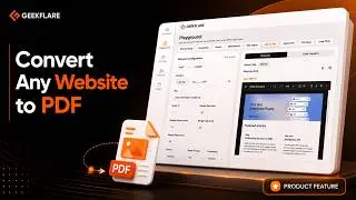 Generate PDFs from URLs in Seconds | Geekflare URL to PDF API