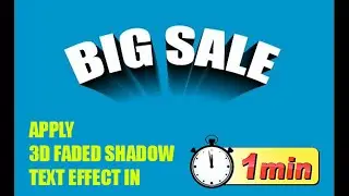 3D FADED SHADOW TEXT EFFECT IN ILLUSTRATOR Final