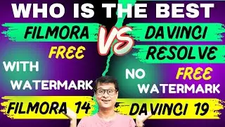 Filmora Vs DaVinci Resolve | Filmora 14 Vs Davinci Resolve 19 - Who Is The Best ?
