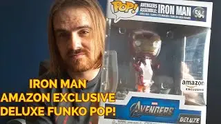 AVENGERS ASSEMBLE: Amazon Exclusive Iron Man Deluxe Funko Pop