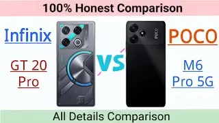 Infinix GT 20 Pro vs POCO M6 Pro 5G || POCO M6 Pro 5G vs Infinix GT 20 Pro 💥@thetechnicalgyan