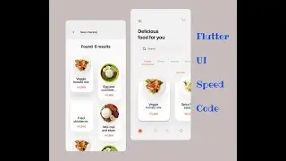 Foodie App Home Screen UI Flutter Speed Code