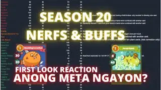 SEASON 20 BALANCE PATCH - REACTION - ANONG META NGAYON?