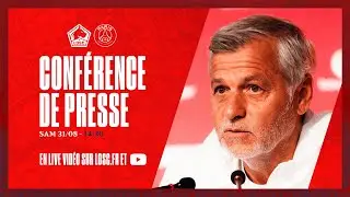 Suivez la conférence de presse avant #LOSCPSG avec le Crédit Mutuel Nord Europe🎙️