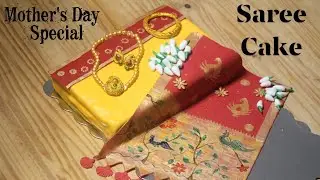 3D Saree Cake | Realistic Cakes 2020 | Making Edible Saree,Jewellery & Flowers,