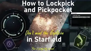 #starfield #quickguide How to Pickpocket and Lockpick/Hack in Starfield (Bonus Unlock Skills Fast)