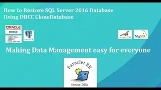 Restore SQL Server Database Using DBCC CloneDatabase