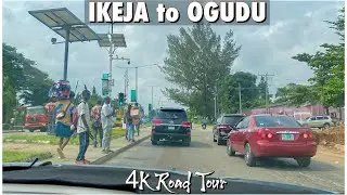 This is IKEJA TO OGUDU Road Tour: 4K Drive around the capital city of Lagos State