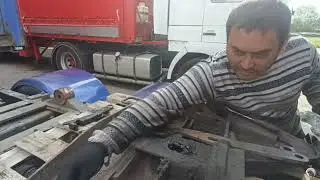 Ремон седла Fontayne, Четыре энергоаккумулятора,Убрал фитинги из Schmitz , Евро осушитель на 4выхода