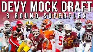 3-Round Devy SUPERFLEX MOCK DRAFT | 2021 Dynasty Fantasy Football