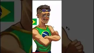 E se BRASIL e ESTADOS UNIDOS fossem PERSONAGENS?