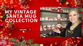 Sharing My VIntage Santa Mug Collection