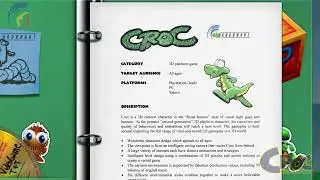 Croc Legend of the Gobbos  - Cancelled M2 Games - Argonaut Software X Post 18th Oct 2024