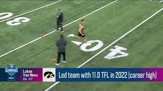 Lukas Van Ness at the 2023 NFL Scouting Combine