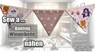 Sew a bunting [Without pattern] *subtitled* DIY