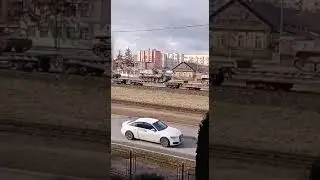 Подкрепление нашим.🇷🇺30 км от границы с Украиной. 26.02. 2022