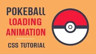 Pokeball Loading Animation CSS | Single Element Loader CSS | CSS Loaders | CSS Tutorials  2019