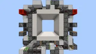 Fast and Compact 5x5 Piston Door (1.05s Opening, 936 Blocks)