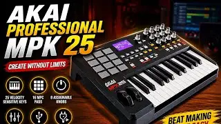 Akai MPK 25 demo || Akai Professional mpk 25