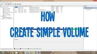 How to create simple volume