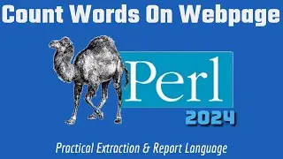 Perl Programming: Count Words On Webpage Project 2024