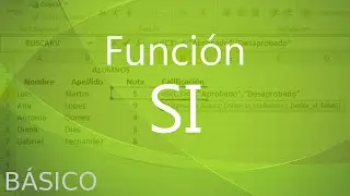 Función SI en Excel 2010
