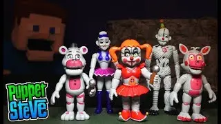 FNAF Five nights at Freddy's Bootleg Sister Location Articulated Action Figures Toys Fake Knock off