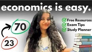 CA Foundation Economics COMPLETE Strategy to SCORE 80+ in LAST 30 DAYS | Free resources+ EXAM TIPS