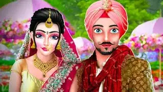 Punjabi Wedding Fashion Salon 2022 | Groom & Bride Makeup Dress Up Game