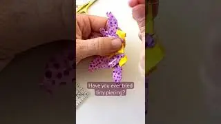 Have you ever tried tiny piecing? #englishpaperpiecing #miniquilts