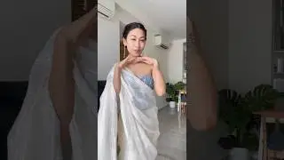 Summer Saree Inspo 🤍 #sareedrape #indianwear #grwm #whitesarees