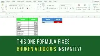 Fix VLOOKUP 