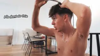 cutting my own hair in lockdown.. again