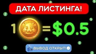 HAMSTER KOMBAT – ЦЕНА ЗА МОНЕТУ ИЗВЕСТНА! СКОЛЬКО МОЖНО ЗАРАБОТАТЬ? ВЫВОД УЖЕ СКОРО!