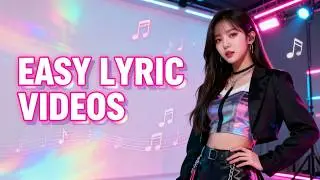 Create Stunning Animated Lyric Videos With Ease!
