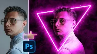 Cómo crear EFECTO LUZ DE NEÓN con PHOTOSHOP | RicardoRic | Efecto Resplandor