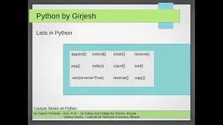 Lists in Python