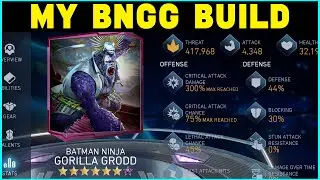 My Current Batman Ninja Gorilla Grodd Build Injustice 2 Mobile