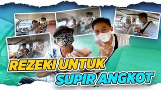DONI SALMANAN BAGI BAGI UANG UNTUK SUPIR ANGKOT