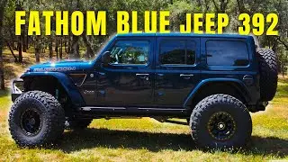 1 Ton Jeep 392 Fathom Blue on 40’s! Our signature 392 build series went above and beyond this time!