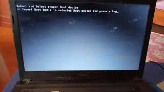 How do I fix reboot and select proper boot device? ( Cái kết hỏng ổ cứng )