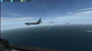 6-Ship A/A Refuel | BVT Training Mission | 🛩🔥🛩🔥🛩🔥 | Falcon BMS VR