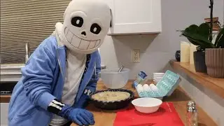 Sans Makes a Quiche (Without a Recipe)