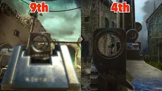 TOP 10 WORST COD Iron Sights