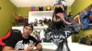 UNBOXING A LIFE-SIZE VENOM BUST THAT IS FREAKISHLY COOL!